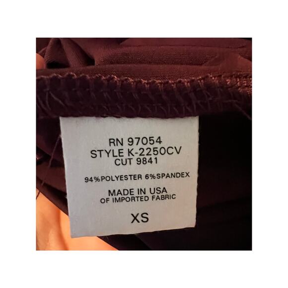 Krisa Wrap Long Sleeve Ruched Waist Mini Dress NWT Size XS - Picture 6 of 8